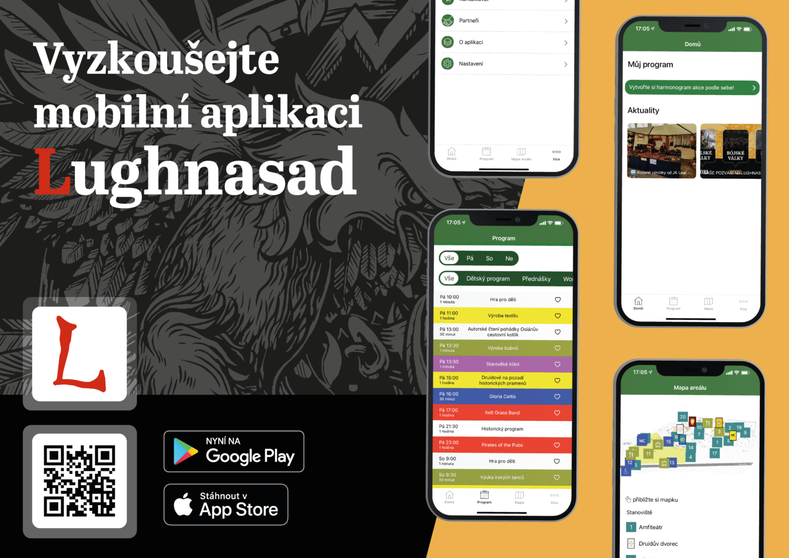 Mobilní aplikace Lughnasad